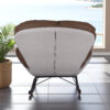 The Attic Rocksy Lounge chair,  Light Grey & Brown