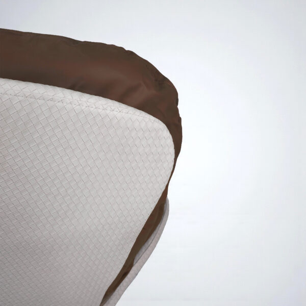 The Attic Rocksy Lounge chair,  Light Grey & Brown