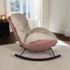 The Attic Rocksy Lounge chair,Peach, Beige