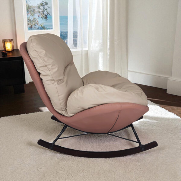 The Attic Rocksy Lounge chair,Peach, Beige