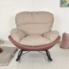The Attic Rocksy Lounge chair,Peach, Beige