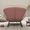 The Attic Rocksy Lounge chair,Peach, Beige