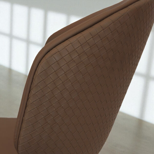 The Attic Milo Dining Chair, Dining set of 2 chair, Chocolate Finish