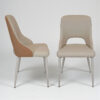 The Attic Biscotti Dining Chair, Dining set of 2 chair, Beige and Tan Finish