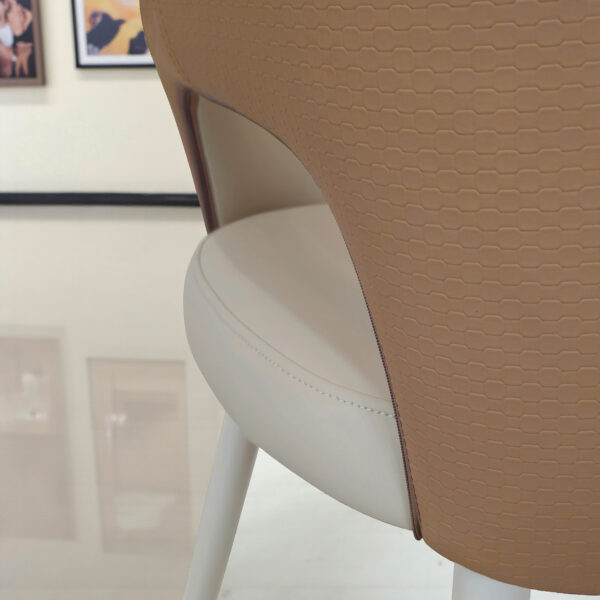 The Attic Biscotti Dining Chair, Dining set of 2 chair, Beige and Tan Finish