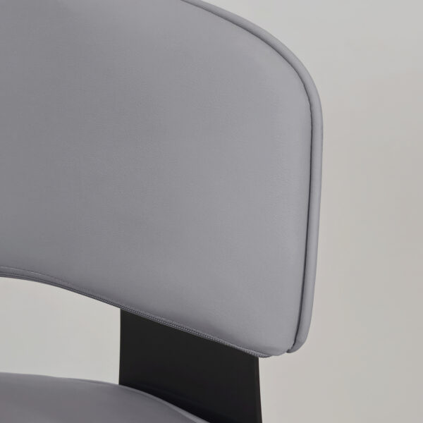 KL-2460 (7) The Attic Monarch Dining Chair, Dining set of 2 chair, Steel Grey Finish