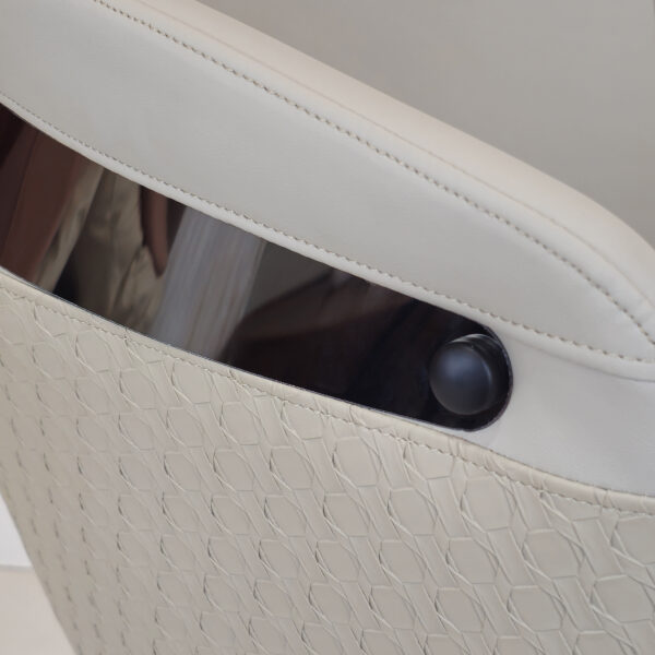 The Attic Sienna Luxe Dining Chair, Beige Finish