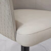 The Attic Sienna Luxe Dining Chair, Beige Finish