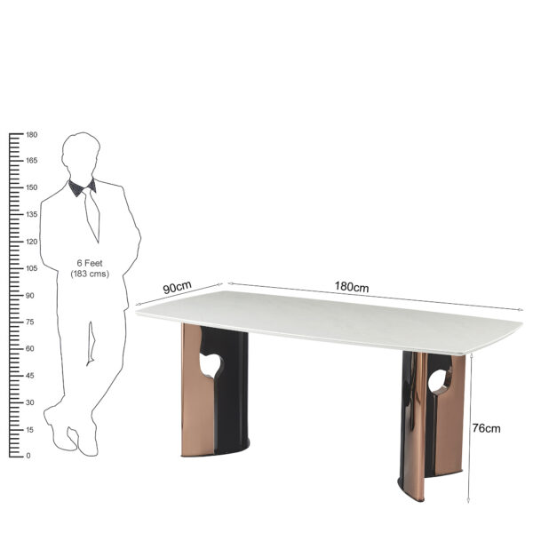 The Attic Lustra Dining Table 180 cms