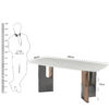 The Attic Opera Dining Table 180 cms