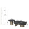 KL-2436 (8) The Attic Noir Luxe Coffee Table Set of 2