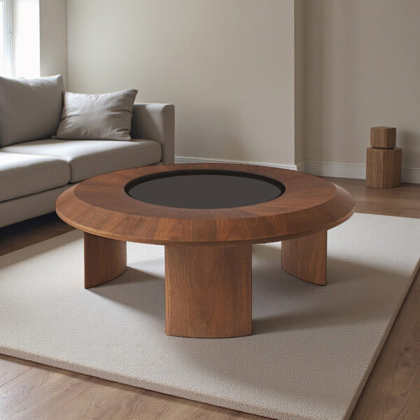 KL-2439 (2) The Attic Orion Walnut Coffee Table