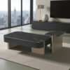 KL-2441 (1) The Attic Obsidian Luxe Modern Black Marble & Gold Coffee Table Set