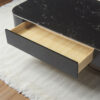 KL-2441 (4) The Attic Obsidian Luxe Modern Black Marble & Gold Coffee Table Set