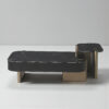 KL-2441 (7) The Attic Obsidian Luxe Modern Black Marble & Gold Coffee Table Set