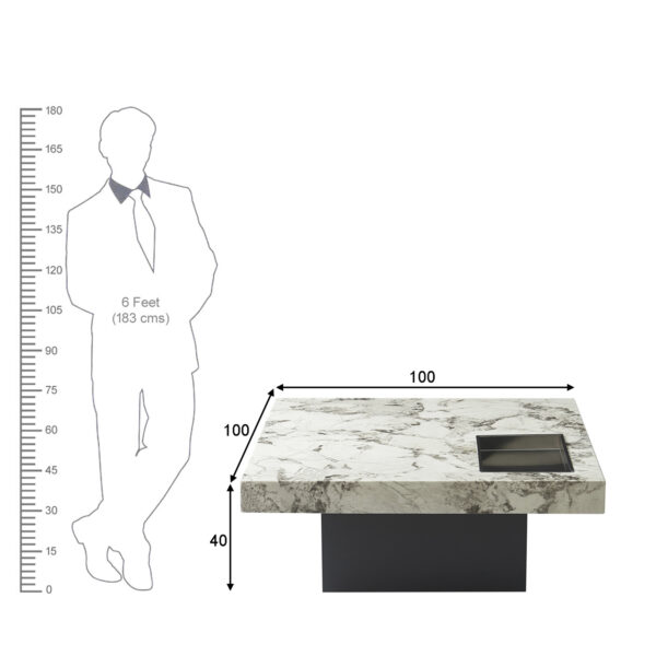 The Attic Imperial Marble Artisan Coffee Table