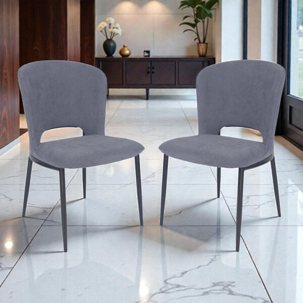 The Attic Orvion Dining Chair, Steel Grey