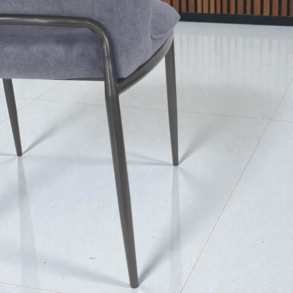 The Attic Orvion Dining Chair, Steel Grey