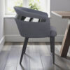 KL-2469 (1) The Attic Sienna Luxe Dining Chair , Steel Grey
