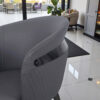 KL-2469 (5) The Attic Sienna Luxe Dining Chair , Steel Grey