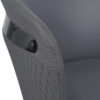 KL-2469 (6) The Attic Sienna Luxe Dining Chair , Steel Grey
