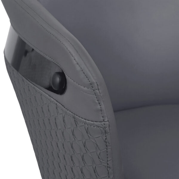 KL-2469 (6) The Attic Sienna Luxe Dining Chair , Steel Grey