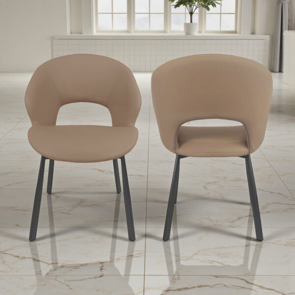 The Attic Volnix  Dining Chair , Caramel