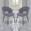 The Attic Volnix  Dining Chair , Steel Grey