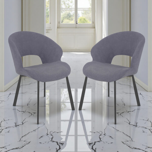 The Attic Volnix  Dining Chair , Steel Grey