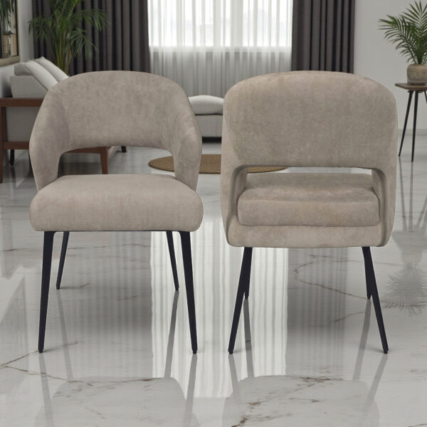 The Attic Solvion Dining Chair , Beige