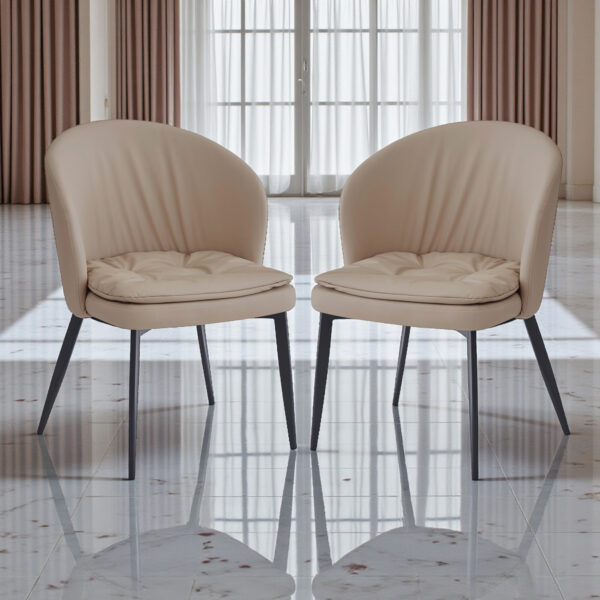The Attic Xelvia Dining Chair , Cream