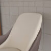 The Attic Norvix Dining Chair , Light Brown & Cream