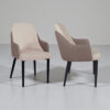 The Attic Norvix Dining Chair , Light Brown & Cream