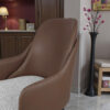 The Attic Norvix Dining Chair , Light Brown & Off White