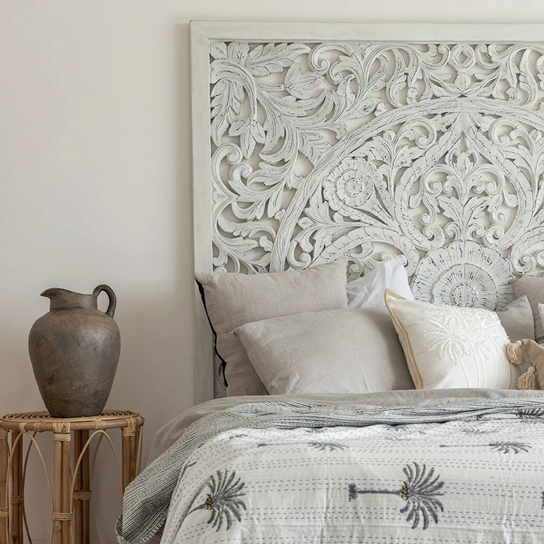 KL-2305W (2) The Attic Jaisal Bed ,White