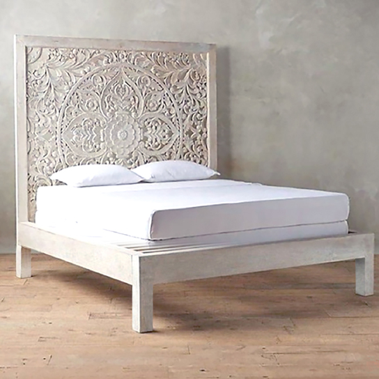 KL-2305W (6) The Attic Jaisal Bed ,White