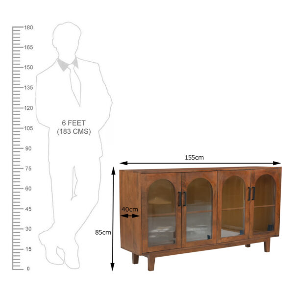 The Attic Roman Sideboard Honey