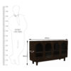 The Attic Roman Sideboard Walnut
