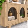 KL-2344Nat (3) The Attic Roman TV Cabinet Natural