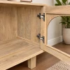 KL-2344Nat (4) The Attic Roman TV Cabinet Natural