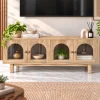 KL-2344Nat (6) The Attic Roman TV Cabinet Natural