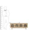The Attic Roman TV Cabinet Natural
