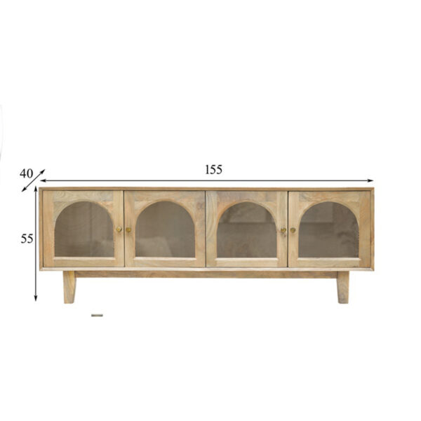 The Attic Roman TV Cabinet Natural