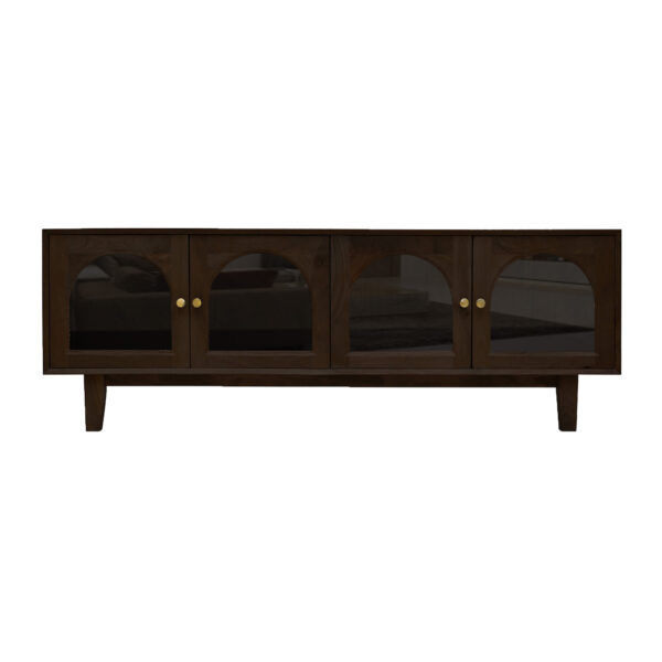 KL-2344W (2) The Attic Roman TV Cabinet Walnut