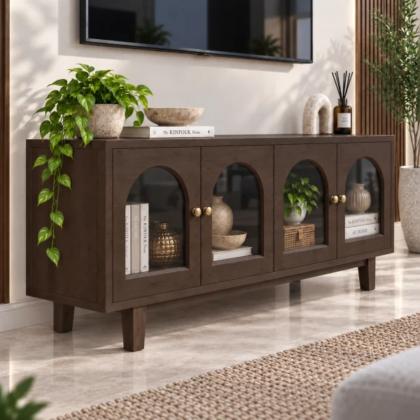 The Attic Roman TV Cabinet Walnut