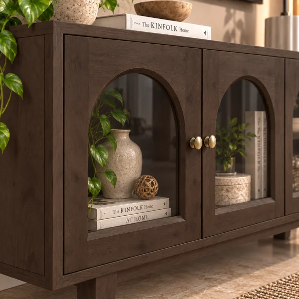 The Attic Roman TV Cabinet Walnut