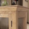 1 (4) The Attic Havenwood Glass Panel Bookshelf Cabinet