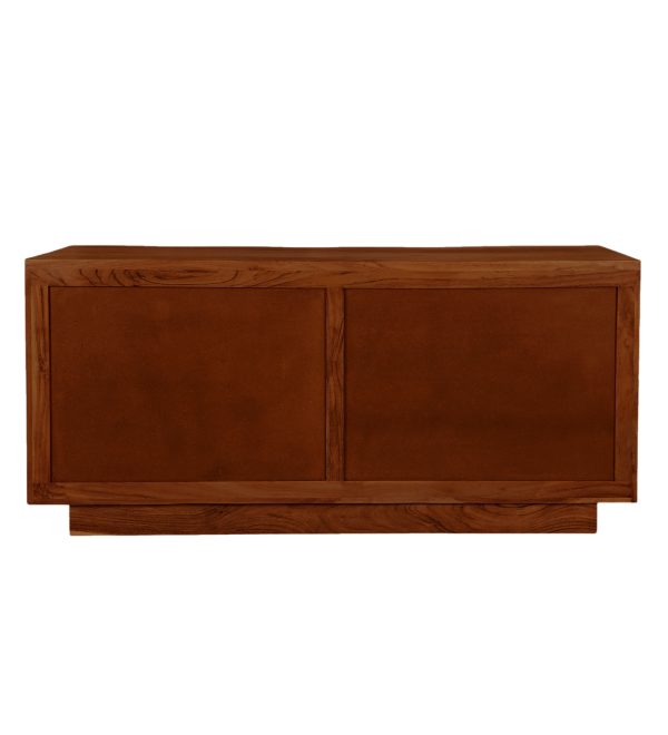 The Attic Artic Sideboard, Multipurpose Cabinet for Kitchen and Living Room Storage, Crockery Storage, Solid Acacia Wood, Honey Matte Finish