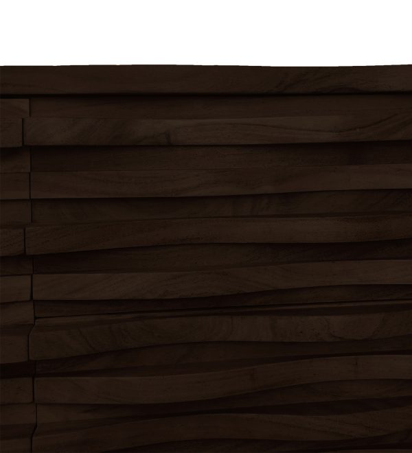 KL-2169W (5) The Attic Artic Sideboard, Multipurpose Cabinet for Kitchen and Living Room Storage, Crockery Storage, Solid Acacia Wood, Walnut Matte Finish