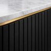 KL-2357B (6) The Attic Carlston Bar Cabinet, Hard and Soft Drinks Bar Storage Cabinet, Wine Wisky Scotch, Bar for Home, Solid Mango Wood, Black Matte Finish
